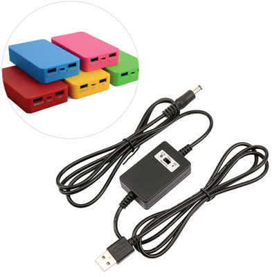 5V to 12V 2A DCステップアップコンバーターケーブル（車載GPS、Wi-Fiモデム用）