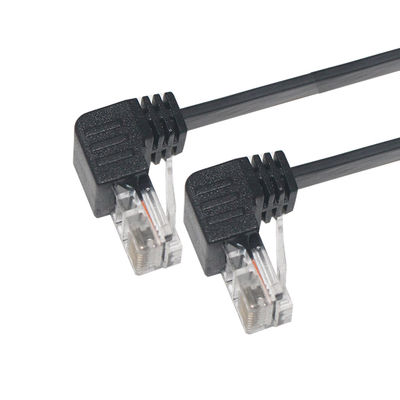 Cat5e/Cat6/Cat7/Cat8 高速LANケーブル RJ45 90度パッチケーブル 1-10m