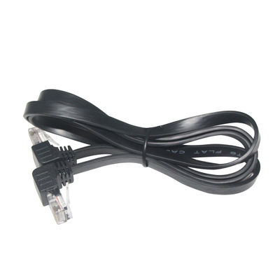Cat5e/Cat6/Cat7/Cat8 高速LANケーブル RJ45 90度パッチケーブル 1-10m