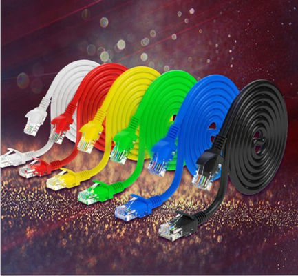 Rj45 メタルコネクタ付き カスタマイズ可能な10フィート Cat6 Utp Cat6 LANケーブル
