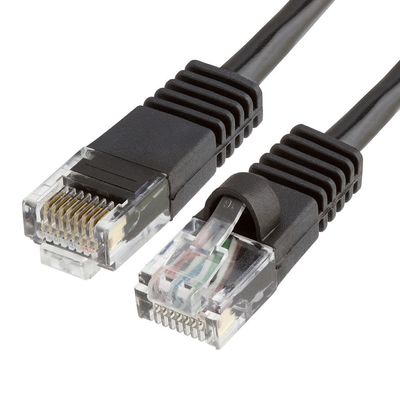 メタルシールド Lszh イーサネットネットワークケーブル 1m Cat6 フラットパッチコード