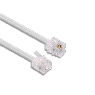 オーダーメイド Rj9 ローリング式電話機ケーブル 5 フィート Rj11 電話ケーブル
