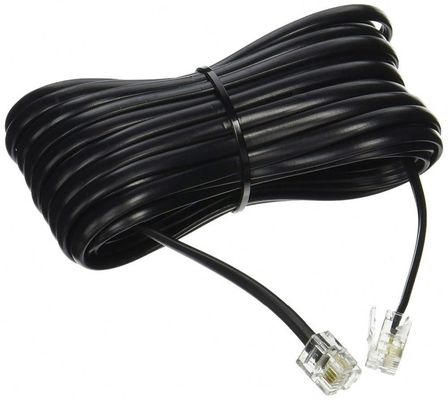 オーダーメイド Rj9 ローリング式電話機ケーブル 5 フィート Rj11 電話ケーブル