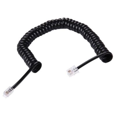 16MHz 電話線ケーブル ローリング電話ハンドセットコード 24/26/28/30AWG