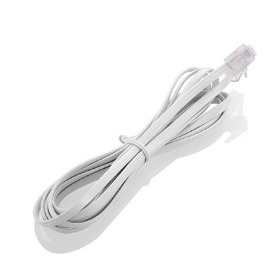 RJ14 電話線ケーブル 16MHz スローリング ハンドセットコード 24-30AWG