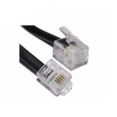16mhzスピラル電話ケーブル シールド RJ9 RJ11 RJ12 ローリング電話ライン 6P6P 6P4C 4P4C 4P2C