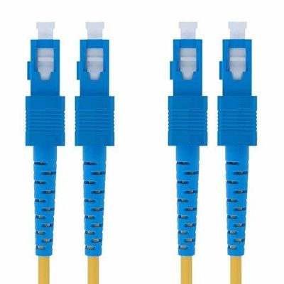 FTTH FTTB Sc To Sc ファイバージャンパー 2 4 6コア 装甲ファイバーパッチリード