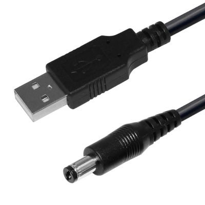 1m 2m 5m カスタム長さ DC拡張ケーブル USB 2.0コネクタ 男性 USB AからDC 男性