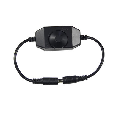 DC電源ケーブル 男性から女性 暗調スイッチ 5.5x2.1mm