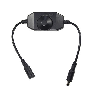 DC電源ケーブル 男性から女性 暗調スイッチ 5.5x2.1mm
