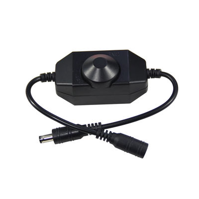 DC電源ケーブル 男性から女性 暗調スイッチ 5.5x2.1mm