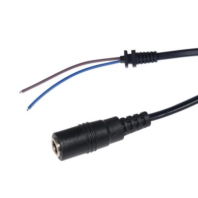 DC5521 電源ケーブル 5.5x2.1mm PVC ジャケット 銅導体