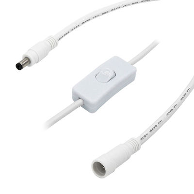20AWG DC電源 5525 DCプラグ延長ケーブル 男性から女性 5.5mm*2.5mm