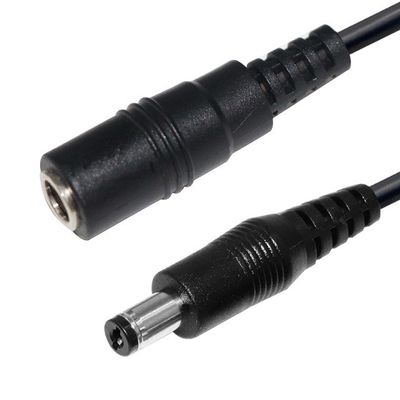 20AWG DC電源 5525 DCプラグ延長ケーブル 男性から女性 5.5mm*2.5mm