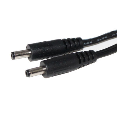 1M/1.2M 22AWG 銅直流延長ケーブル 90度 右角ジャック 5.5*2.5mm