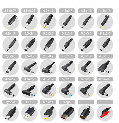 1M/1.2M 22AWG 銅直流延長ケーブル 90度 右角ジャック 5.5*2.5mm