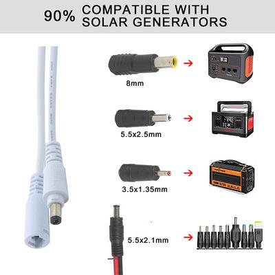 12V 24V DC拡張ケーブル 5.5x2.1mm 5.5x2.5mm 女性用DC電源ケーブル CCTV用