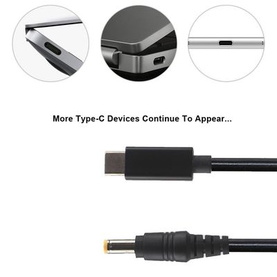 20V 15V 9V 5V PD充電ケーブル USBタイプC 3.1 男性からDC 男性5521 5525mmコネクタ