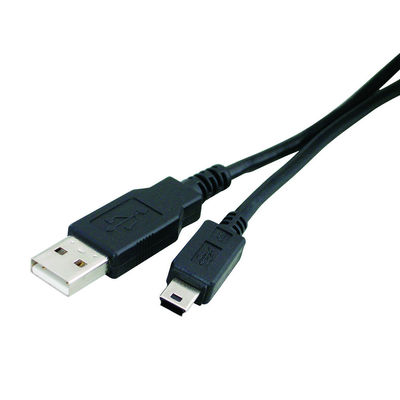 ミニUSBデータ転送ケーブル 1m 3ft USB 2.0 480Mbps カメラMP3充電用