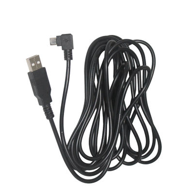 カメラとMP3用の黒いマイクロUSBデータケーブル 1m 1.5m ブラッドシールド