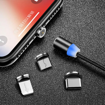 3 In 1 充電器 USB 電話ケーブル モバイルデバイス用の磁気電話充電器ケーブル