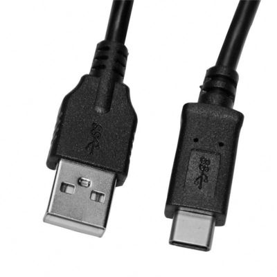 フィルムシールド USBタイプC 急速充電ケーブル 1m/3m 白/黒