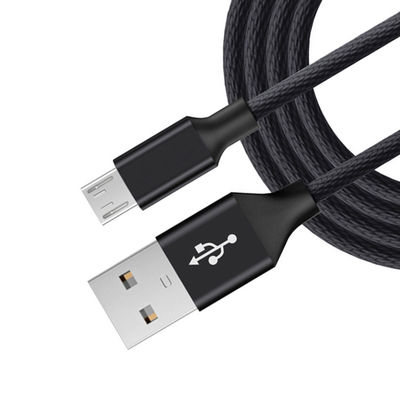 高速データと充電 V8 マイクロUSBケーブル 1m 1.2m 黒/白の携帯電話用