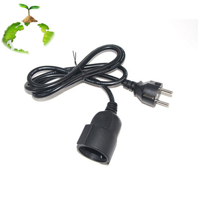 6Ft 黒 cee/7 EU AC 電源コード 3Pin スプリッタケーブル 1 〜 2 枚 女性 Y タイプ スプリットリード