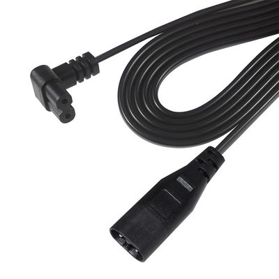 0.5M VDE 250V 2.5A H03VVH2-F 0.75MM2 2コア IEC C7 から IEC C8 電源延長コード