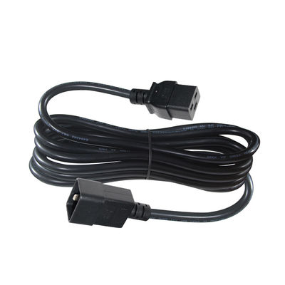 IEC C19 から C20 電源コード 1.5m 250V サーバー PDU