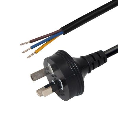 ストライプLcdモニターワイヤー拡張ソケット オープンエンドとAUプラグ標準の交換
