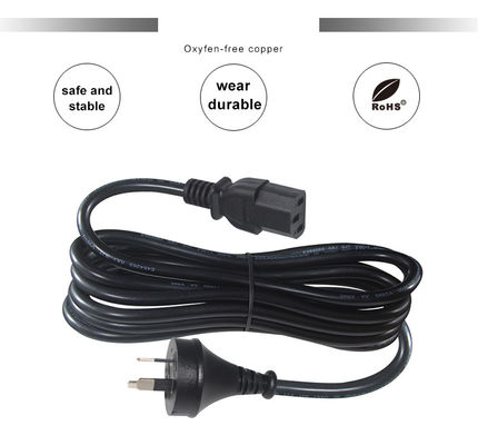 220V 女性 3X1.0MMケーブル 240V Saaプラグ パソコン電源コード オーストラリアからC13