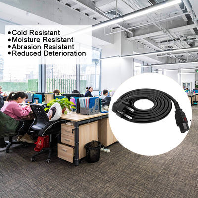 シュコ CEE 7/7 から IEC C15 電源ケーブル 250V 16A 3m