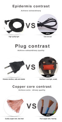 2.5A EU シュコからC7電源ケーブル 1.8M PVC産業ケーブル