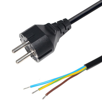 シュコ EUプラグ延長ケーブル 0.3M H05VV-F 3x0.75mm2 CE VDE