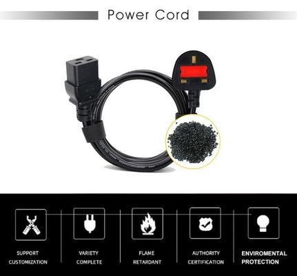鉱山コンピュータディスプレイボックス 1400W C19 16A BS1363 電源コード付きの電動引き込みリール