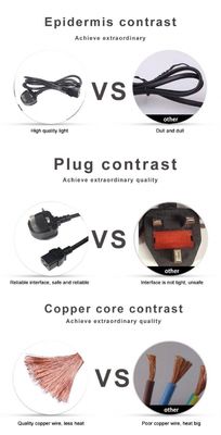 鉱山コンピュータディスプレイボックス 1400W C19 16A BS1363 電源コード付きの電動引き込みリール