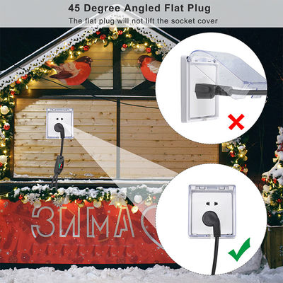 選択可能 125V 15A NEMA 5-15 515 へのプラグ 2 つの出口 US 3Pin オンオフ スイッチ 電力延長コード Y スプリッター