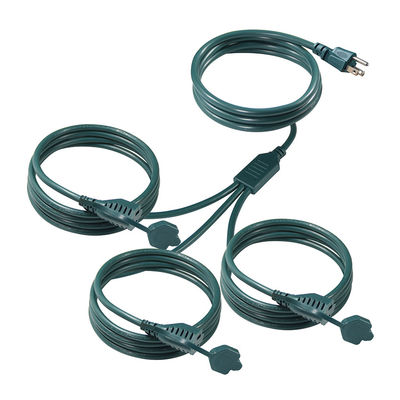 NEMA 5-15P から 5-15R 電源コード 3 切断口 1M USプラグ