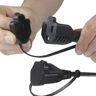 NEMA 5-15P 3x5-15R Y スプリッター電源コード 3FT 16AWG ゴムジャケット