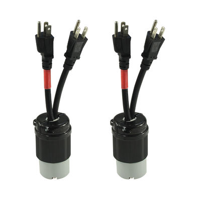 家庭用電器 1ft 14/3 NEMA L14-20C アメリカ証明書付きのコネクタ延長コード