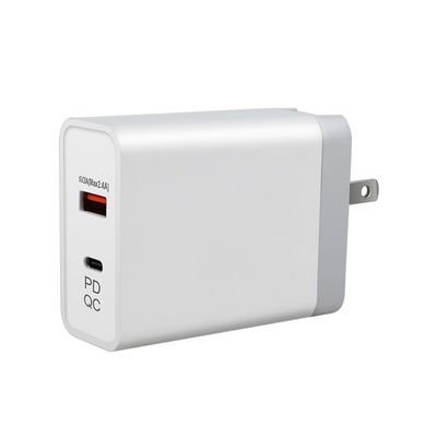 240V 45W QC 3.0 ウォールプラグ 電源アダプタ Euro Usb C 2mケーブル
