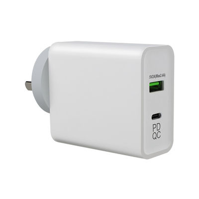 240V 45W QC 3.0 ウォールプラグ 電源アダプタ Euro Usb C 2mケーブル