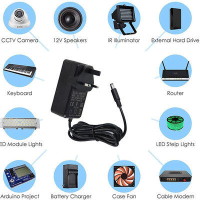 12Vユニバーサル電源アダプタ 1A 5A 3A 壁プラグ型 ACからDC