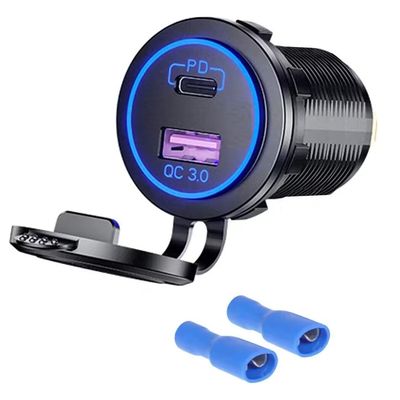 OEM/ODM 歓迎 5V Pd 45W Qc と充電 USB C 煙草点灯器 自動車充電器アダプター