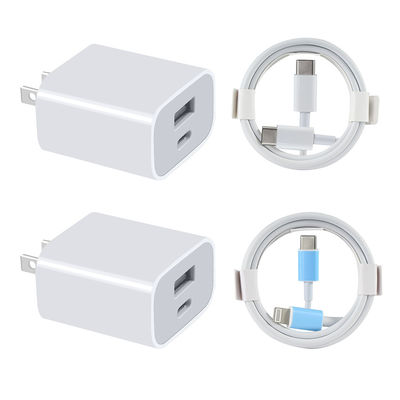 QC デュアルポート 20W USB C ビデオゲームプレイヤー用の充電器 急速充電