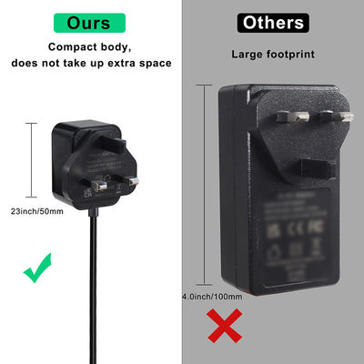 12V 1.5A イギリス AC から DC 5.5*2.1 5.5*2.5mm 電力供給アダプタ
