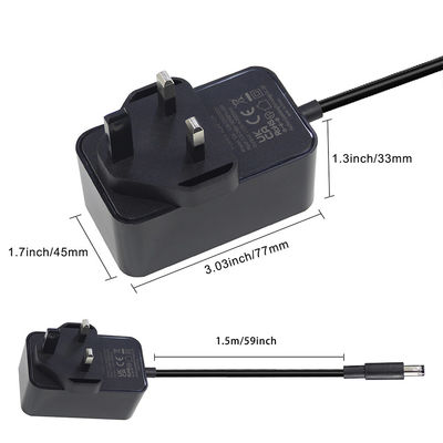 12V 1.5A イギリス AC から DC 5.5*2.1 5.5*2.5mm 電力供給アダプタ