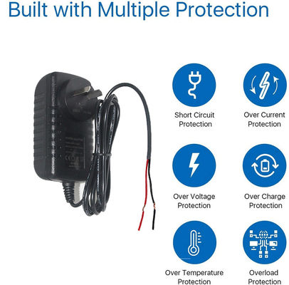 AU プラグイン DC電源アダプター 5V 3A 輸出 LEDモニターと急速充電