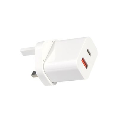 1A+1C USB 移動充電器 急速充電タイプC 急速 30W 壁 UK Qc 充電